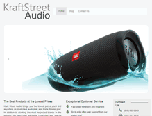 Tablet Screenshot of kraftstreetaudio.com